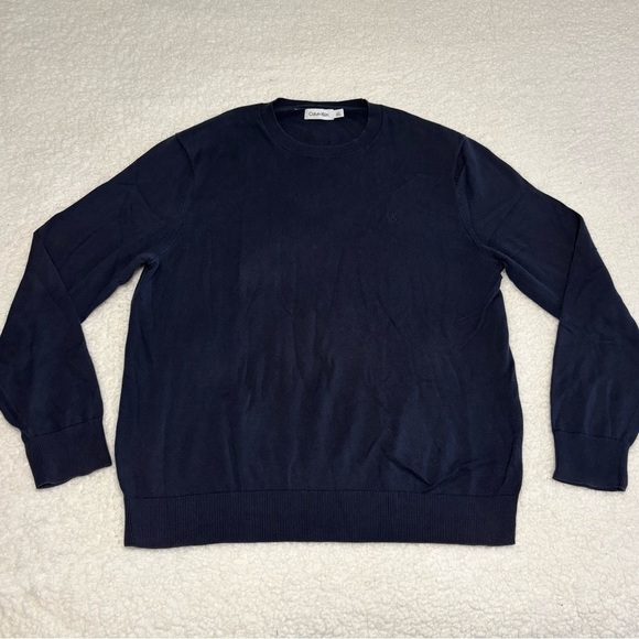 Calvin Klein Other - Calvin Klein Men Blue Knit Crewneck Sweater